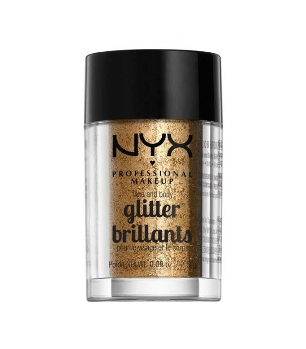 NYX PROF. MAKEUP Face & Body Glitter - 08 Bronze 2,5g in the group BEAUTY & HEALTH / Makeup / Facial makeup / Glitter at TP E-commerce Nordic AB (38-69149)