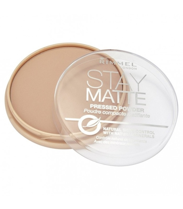 Rimmel Stay Matte Pressed Powder 005 Silky Beige 14g in the group BEAUTY & HEALTH / Makeup / Facial makeup / Powders at TP E-commerce Nordic AB (38-69224)