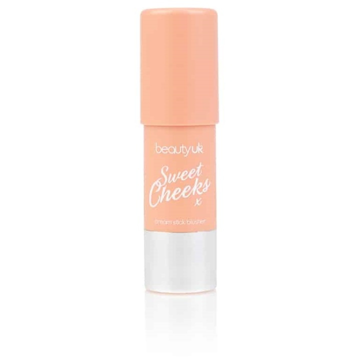 Beauty UK Sweet Cheeks No.1 Peachy Cream 6g in the group BEAUTY & HEALTH / Makeup / Facial makeup / Rouge / Bronzer at TP E-commerce Nordic AB (38-69244)
