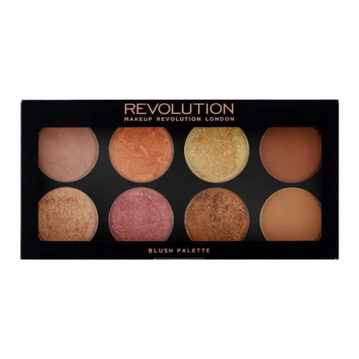 Makeup Revolution Ultra Palette Golden Sugar 2 - Blush, Bronze & Highlight in the group BEAUTY & HEALTH / Makeup / Facial makeup / Rouge / Bronzer at TP E-commerce Nordic AB (38-69276)