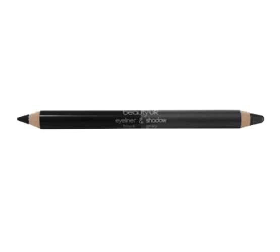 Beauty UK Double Ended Jumbo Pencil no.2 - Black&Grey in the group BEAUTY & HEALTH / Makeup / Eyes & Eyebrows / Eyeliner / Kajal at TP E-commerce Nordic AB (38-69546)