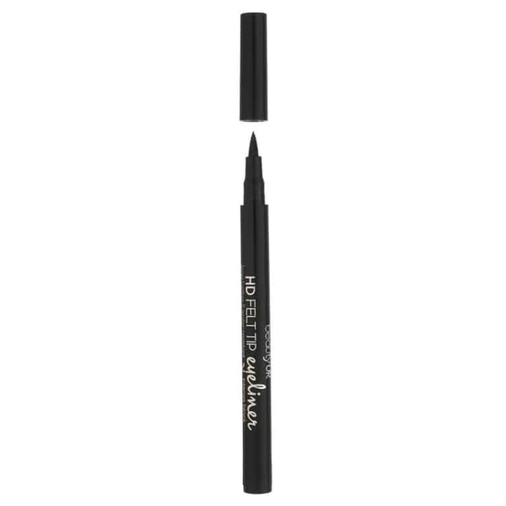 Beauty UK HD Felt Tip Liner No.1 Black 1ml in the group BEAUTY & HEALTH / Makeup / Eyes & Eyebrows / Eyeliner / Kajal at TP E-commerce Nordic AB (38-69550)