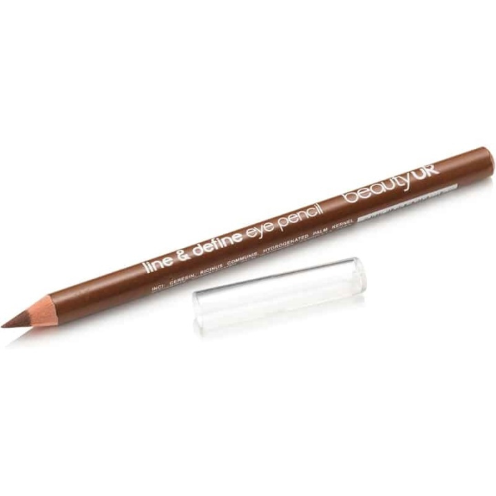 Beauty Uk Line & Define Eye Pencil No. 3 - Brown in the group BEAUTY & HEALTH / Makeup / Eyes & Eyebrows / Eyeliner / Kajal at TP E-commerce Nordic AB (38-69552)