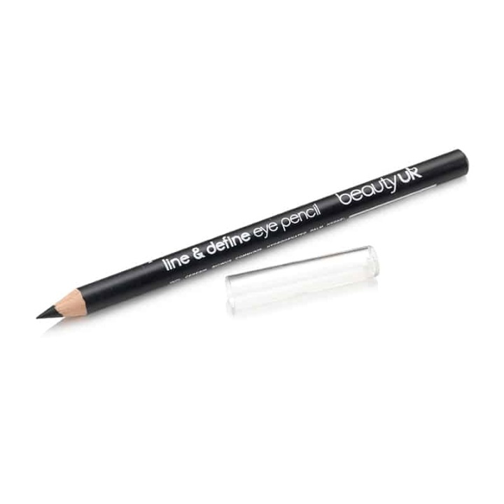 Beauty UK Line & Define Eye Pencil No.1 - Black in the group BEAUTY & HEALTH / Makeup / Eyes & Eyebrows / Eyeliner / Kajal at TP E-commerce Nordic AB (38-69553)