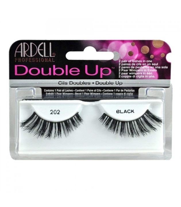 Ardell Double Up False Eyelashes Black 202 in the group BEAUTY & HEALTH / Makeup / Eyes & Eyebrows / False eyelashes at TP E-commerce Nordic AB (38-69672)