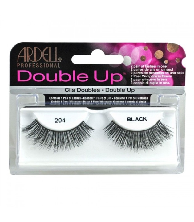 Ardell Double Up False Eyelashes Black 204 in the group BEAUTY & HEALTH / Makeup / Eyes & Eyebrows / False eyelashes at TP E-commerce Nordic AB (38-69674)