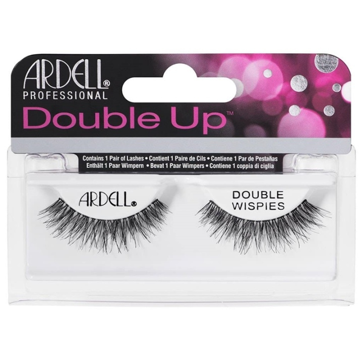 Ardell Double Up Wispies Lashes Black in the group BEAUTY & HEALTH / Makeup / Eyes & Eyebrows / False eyelashes at TP E-commerce Nordic AB (38-69678)
