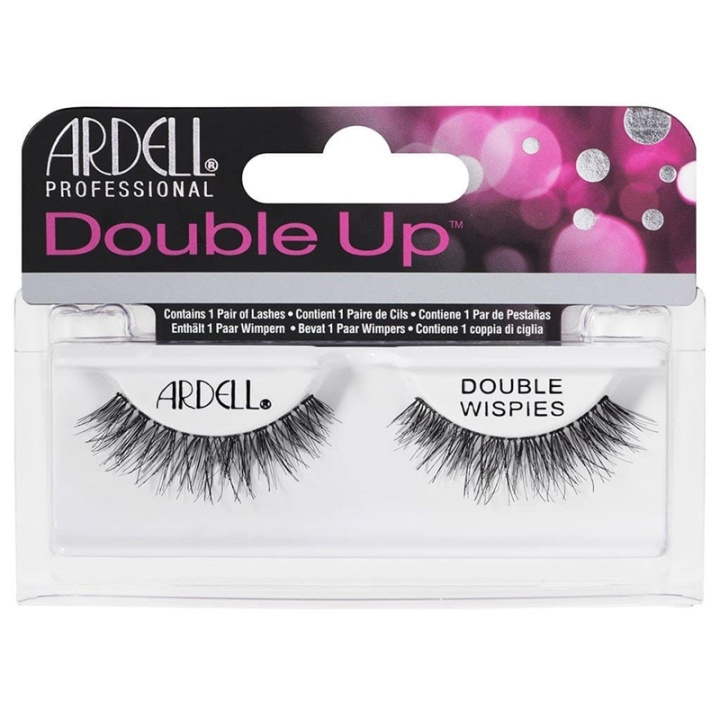 Ardell Double Up Wispies Lashes Black in the group BEAUTY & HEALTH / Makeup / Eyes & Eyebrows / False eyelashes at TP E-commerce Nordic AB (38-69678)
