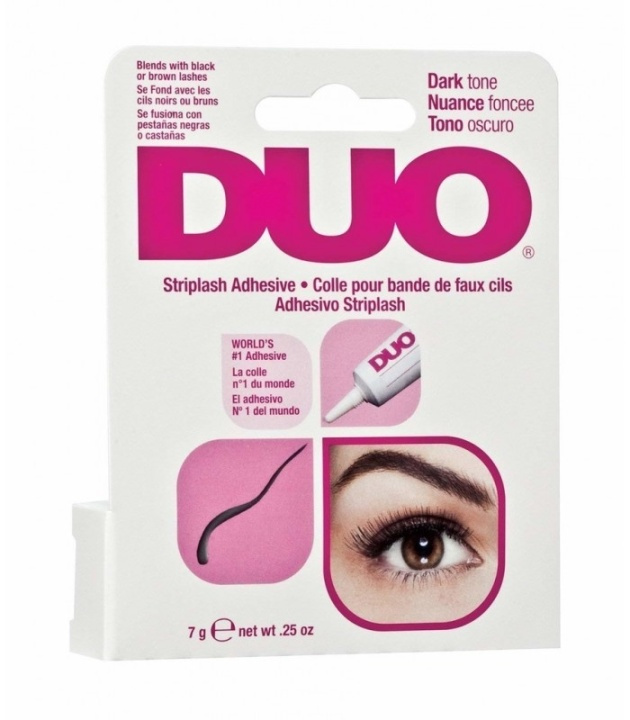 Ardell DUO Eyelash Striplash Adhesive Dark 7g in the group BEAUTY & HEALTH / Makeup / Eyes & Eyebrows / False eyelashes at TP E-commerce Nordic AB (38-69683)