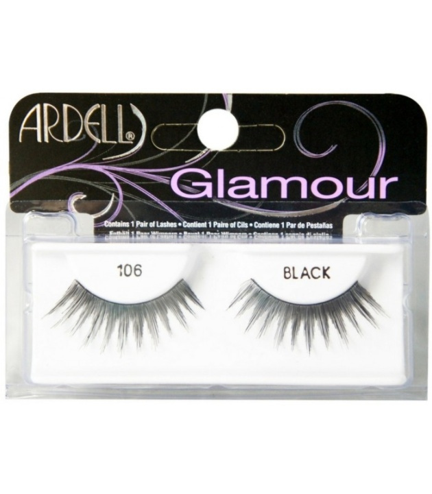Ardell Glamour Lashes 106 Black in the group BEAUTY & HEALTH / Makeup / Eyes & Eyebrows / False eyelashes at TP E-commerce Nordic AB (38-69694)