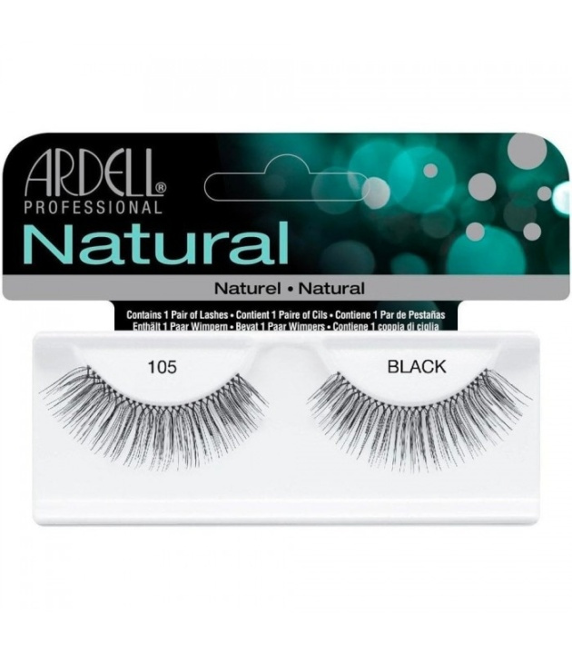 Ardell Natural Lashes 105 Black in the group BEAUTY & HEALTH / Makeup / Eyes & Eyebrows / False eyelashes at TP E-commerce Nordic AB (38-69708)