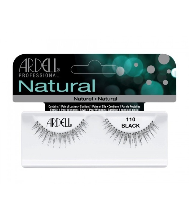 Ardell Natural Lashes 110 Black in the group BEAUTY & HEALTH / Makeup / Eyes & Eyebrows / False eyelashes at TP E-commerce Nordic AB (38-69711)