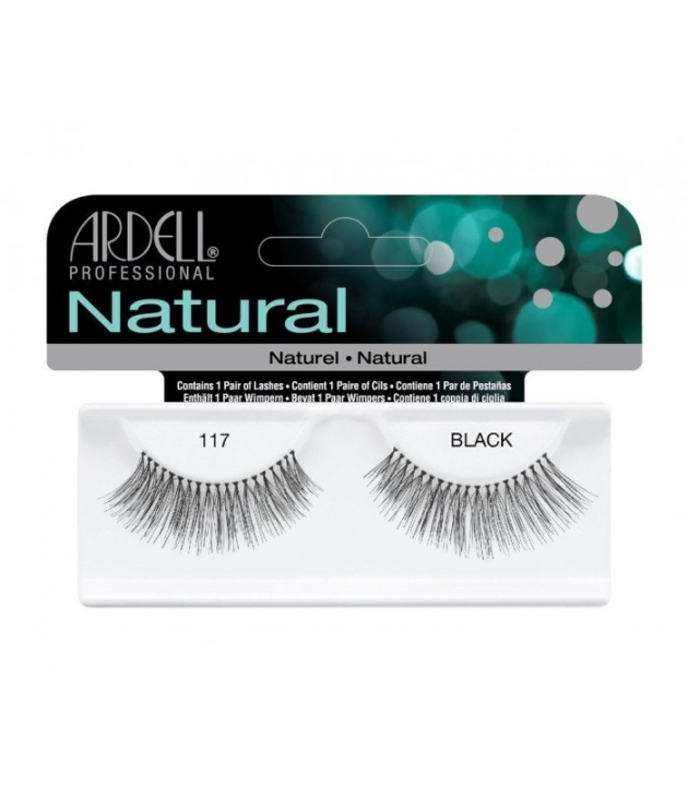 Ardell Natural Lashes 117 Black in the group BEAUTY & HEALTH / Makeup / Eyes & Eyebrows / False eyelashes at TP E-commerce Nordic AB (38-69713)