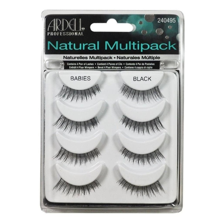 Ardell Natural Multipack Lashes Babies Black in the group BEAUTY & HEALTH / Makeup / Eyes & Eyebrows / False eyelashes at TP E-commerce Nordic AB (38-69722)