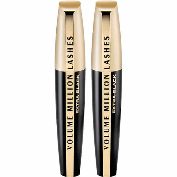 2-pack LOreal Paris Volume Million Lashes Mascara Extra Black 9ml in the group BEAUTY & HEALTH / Makeup / Eyes & Eyebrows / Mascara at TP E-commerce Nordic AB (38-69748)