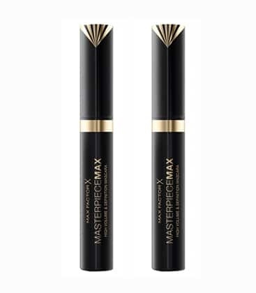 2-pack Max Factor Masterpiece Max Mascara Black 7,2ml in the group BEAUTY & HEALTH / Makeup / Eyes & Eyebrows / Mascara at TP E-commerce Nordic AB (38-69774)