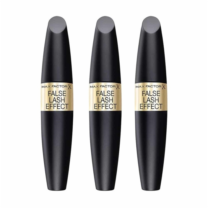 3-pack Max Factor False Lash Effect Mascara Black 13,1ml in the group BEAUTY & HEALTH / Makeup / Eyes & Eyebrows / Mascara at TP E-commerce Nordic AB (38-69776)