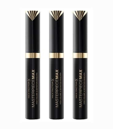 3-pack Max Factor Masterpiece Max Mascara Black 7,2ml in the group BEAUTY & HEALTH / Makeup / Eyes & Eyebrows / Mascara at TP E-commerce Nordic AB (38-69777)