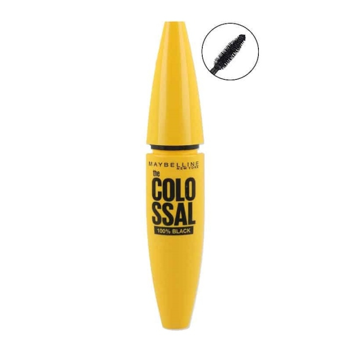 Maybelline Colossal Mascara 100% Black 9ml in the group BEAUTY & HEALTH / Makeup / Eyes & Eyebrows / Mascara at TP E-commerce Nordic AB (38-69787)