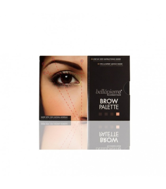 Bellapierre Brow palette in the group BEAUTY & HEALTH / Makeup / Eyes & Eyebrows / Eyebrow kits at TP E-commerce Nordic AB (38-69843)