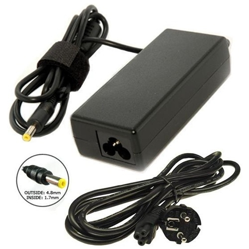 AC Adapter for HP, 18.5V 3.5A 65W (4.8x1.7mm) in the group COMPUTERS & PERIPHERALS / Laptops & accessories / Computer chargers / Chargers for laptops / HP/Compaq at TP E-commerce Nordic AB (38-7001)