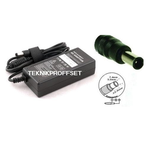 AC Adapter for HP, 18.5V 3.5A 65W (7.4x5.0mm) in the group COMPUTERS & PERIPHERALS / Laptops & accessories / Computer chargers / Chargers for laptops / HP/Compaq at TP E-commerce Nordic AB (38-7003)