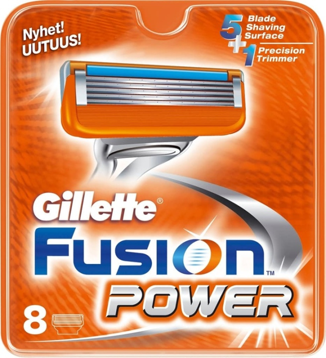 Gillette Fusion Power 8-pack in the group BEAUTY & HEALTH / Hair & Styling / Shaving & Trimming / Razors & Accessories at TP E-commerce Nordic AB (38-70057)