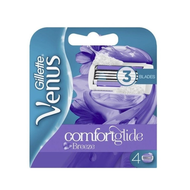Gillette Venus Breeze Blades 4-pack in the group BEAUTY & HEALTH / Hair & Styling / Shaving & Trimming / Razors & Accessories at TP E-commerce Nordic AB (38-70068)