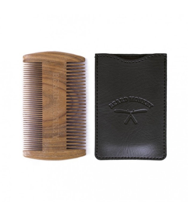 Beard Monkey Comb in the group BEAUTY & HEALTH / Hair & Styling / Shaving & Trimming / Beard combs & Shaving brushes at TP E-commerce Nordic AB (38-70086)