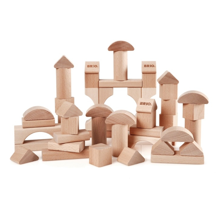 Brio 30113 Set med 50 Klossar in the group TOYS, KIDS & BABY PRODUCTS / Toys / Building toys / Toy blocks at TP E-commerce Nordic AB (38-70220)