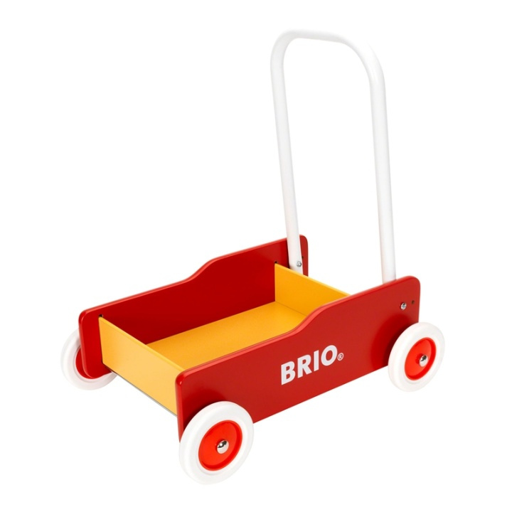 Brio 31350 Lära Gå Vagn Röd in the group TOYS, KIDS & BABY PRODUCTS / Baby toys / Baby walkers at TP E-commerce Nordic AB (38-70248)