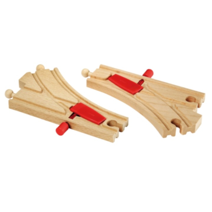 Brio 33344 Mekanisk Växel/2 St in the group TOYS, KIDS & BABY PRODUCTS / Toys / Building toys / Brio train tracks at TP E-commerce Nordic AB (38-70264)