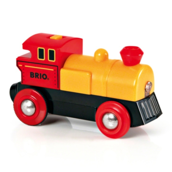 Brio 33594 B/O Lok Gul/Rött/Svart in the group TOYS, KIDS & BABY PRODUCTS / Toys / Building toys / Brio train tracks at TP E-commerce Nordic AB (38-70276)