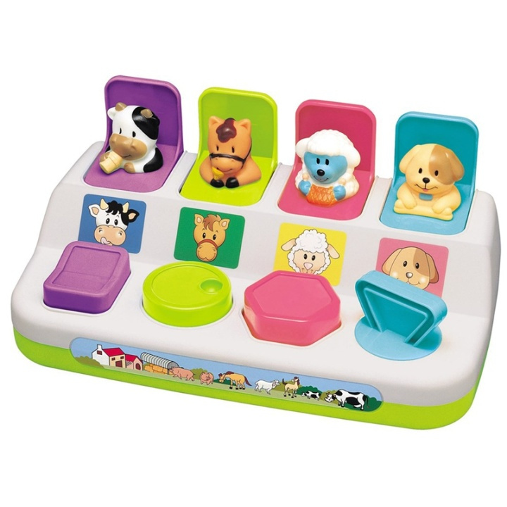Happy Baby Pop Up Farm Animals in the group TOYS, KIDS & BABY PRODUCTS / Baby toys / Activity toys at TP E-commerce Nordic AB (38-70450)