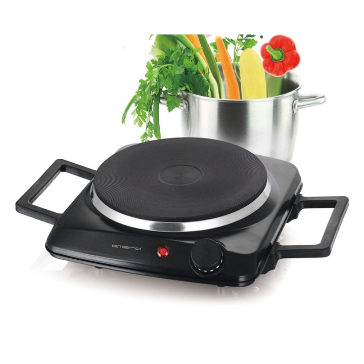 Emerio Kokplatta Enkel med Handtag in the group HOME, HOUSEHOLD & GARDEN / Household appliances / Cooktops and Hot plates at TP E-commerce Nordic AB (38-71045)