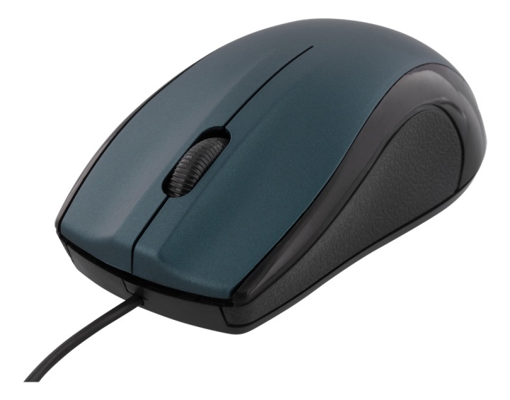 DELTACO wired optical mouse, 3 buttons with a scroll, 1200 DPI, blue in the group COMPUTERS & PERIPHERALS / Mice & Keyboards / Mice / Corded at TP E-commerce Nordic AB (38-71685)