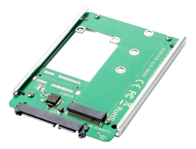 M.2 to SATA Enclosure support B-Key in the group COMPUTERS & PERIPHERALS / Computer components / Harddrives / Adapters & Accessories at TP E-commerce Nordic AB (38-71812)