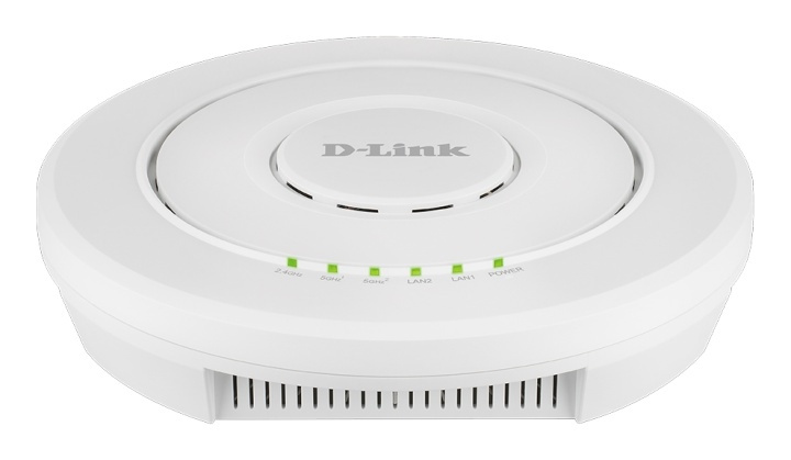 D-Link Wave2 Unified AP, 2 Gbps, Tri-Band, MU-MIMO, PoE, white in the group COMPUTERS & PERIPHERALS / Network / Access points at TP E-commerce Nordic AB (38-71846)