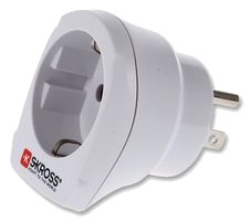 SKROSS Europe to USA travel adapter, 15A, 110-125V, white in the group HOME, HOUSEHOLD & GARDEN / Electricity & Lighting / Travel adapters at TP E-commerce Nordic AB (38-71958)