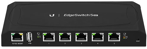 Ubiquiti EdgeSwitch XP 5-Port Switch, Gigabit, 24V PoE, carrier-class, in the group COMPUTERS & PERIPHERALS / Network / Switches / 10/100/1000Mbps at TP E-commerce Nordic AB (38-71994)