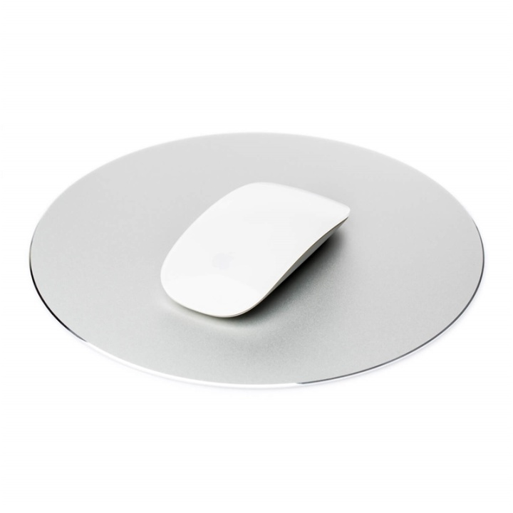 Desire2 Musmatta Premium Aluminium Rund Silver in the group COMPUTERS & PERIPHERALS / Mice & Keyboards / Mouse pads at TP E-commerce Nordic AB (38-72022)