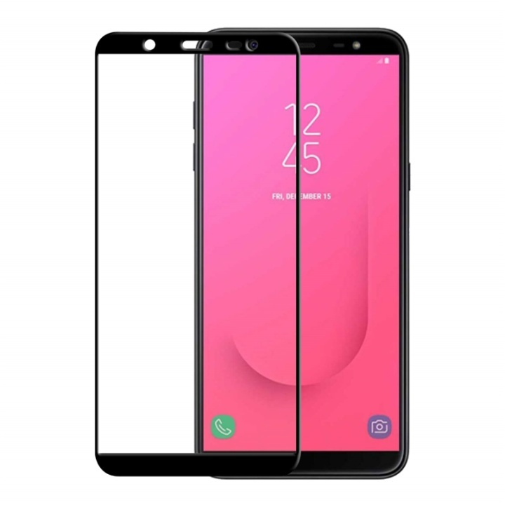 Gear Glass Prot. 3D Samsung J8 2018 Edge to Edge Black in the group SMARTPHONE & TABLETS / Phone cases / Samsung at TP E-commerce Nordic AB (38-72070)