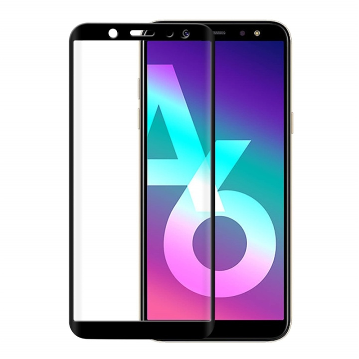 Gear Glass Prot. 3D Samsung A6 Edge to Edge Black in the group SMARTPHONE & TABLETS / Phone cases / Samsung at TP E-commerce Nordic AB (38-72073)