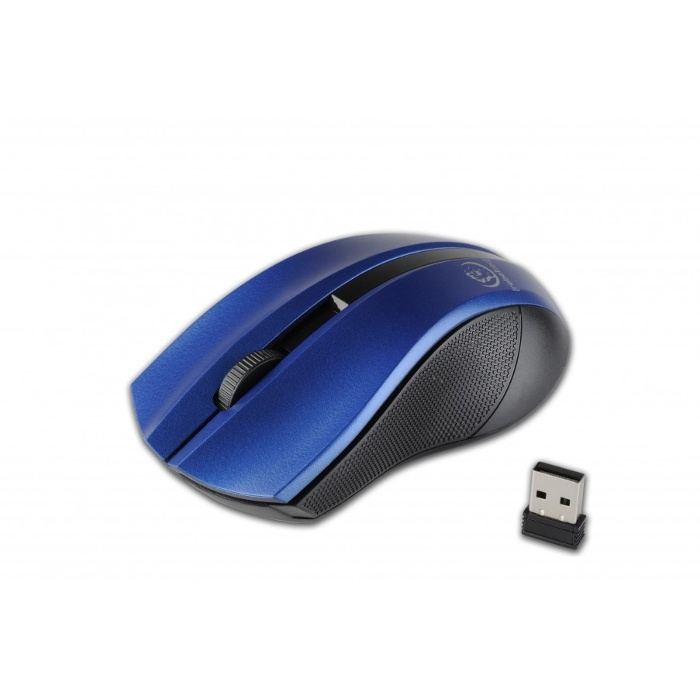 Rebeltec Galaxy - wireless mouse with blue/black design in the group COMPUTERS & PERIPHERALS / Mice & Keyboards / Mice / Wireless at TP E-commerce Nordic AB (38-72369)