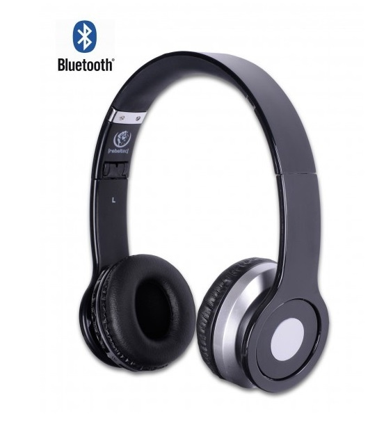 Rebeltec trådlösa hörlurar med Bluetooth, Crystal, svart in the group HOME ELECTRONICS / Audio & Picture / Headphones & Accessories / Headphones at TP E-commerce Nordic AB (38-72397)