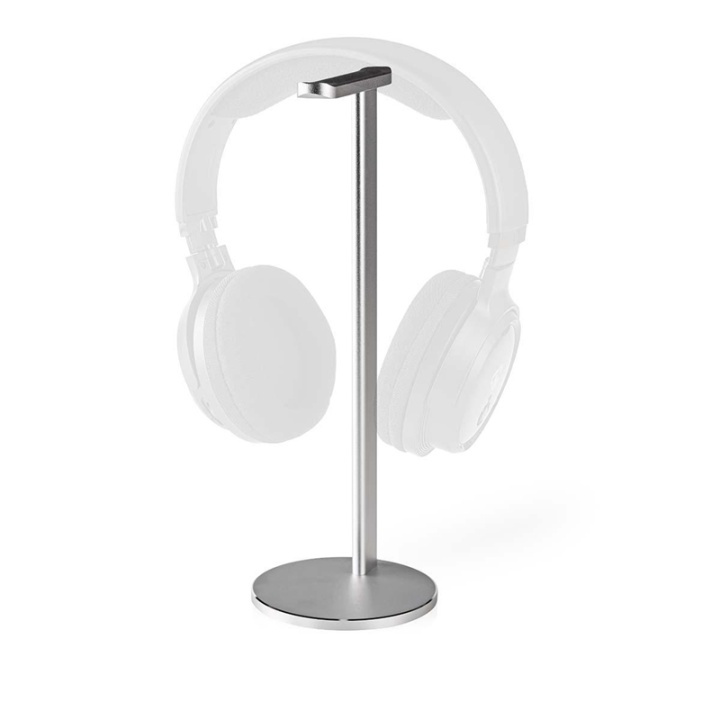 Nedis Headphones Stand | Aluminium | Aluminium in the group HOME ELECTRONICS / Audio & Picture / Headphones & Accessories / Accessories at TP E-commerce Nordic AB (38-72733)