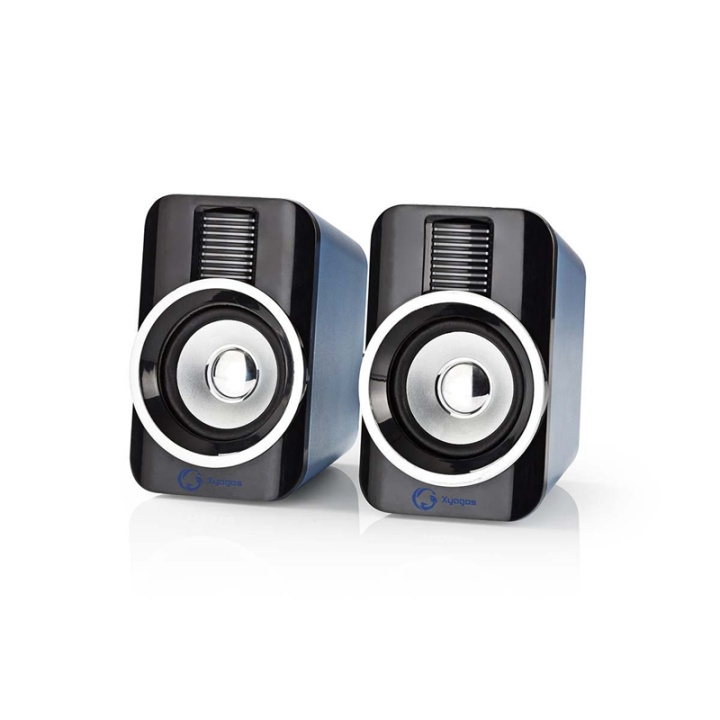 Nedis Gaming Speaker | Speaker channels: 2.0 | USB Powered | 3.5 mm Male | 30 W | RGB | Volume control in the group COMPUTERS & PERIPHERALS / Computer accessories / Speakers at TP E-commerce Nordic AB (38-72922)