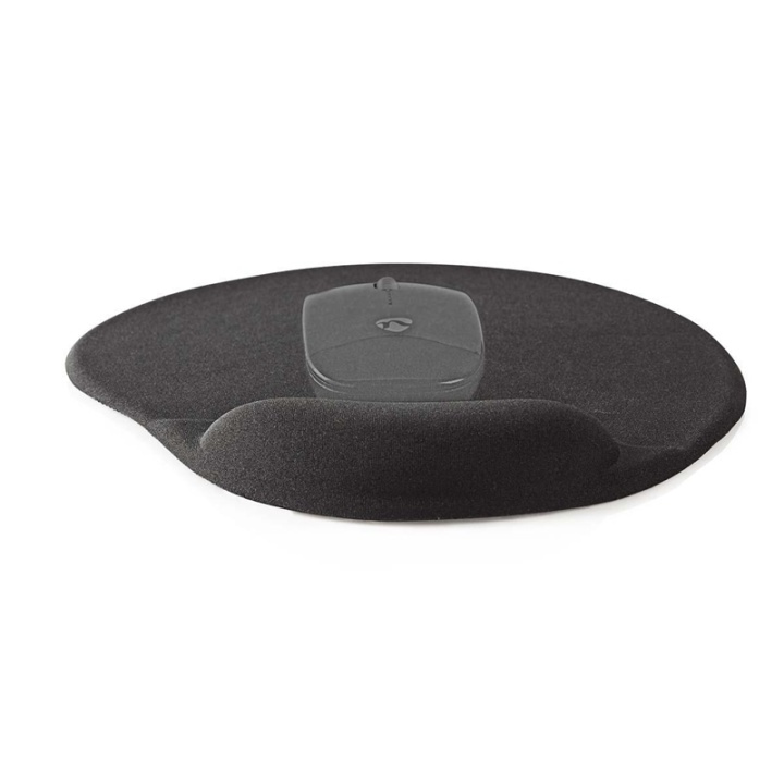 Nedis Mouse Pad | 215 mm | Black in the group COMPUTERS & PERIPHERALS / Mice & Keyboards / Mouse pads at TP E-commerce Nordic AB (38-72926)