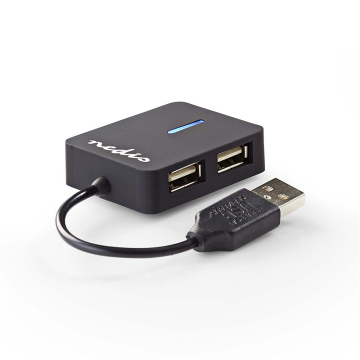 Nedis USB Hub | USB-A Male | 4x USB A Female | 4 port(s) | USB 2.0 | USB Powered in the group COMPUTERS & PERIPHERALS / Computer accessories / USB-Hubs at TP E-commerce Nordic AB (38-72951)