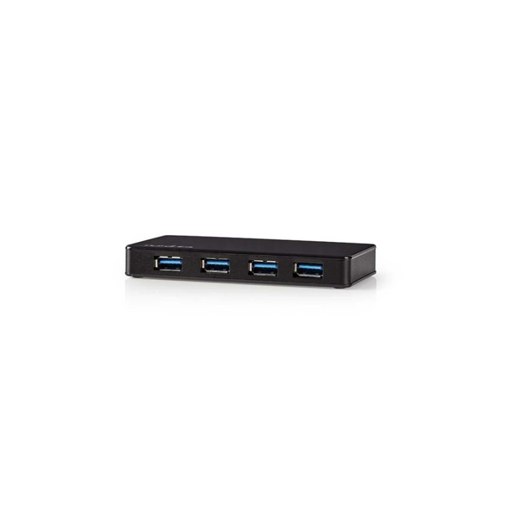 Nedis USB Hub | USB-A Male | 4x USB A Female | 4 port(s) | USB 3.2 Gen 1 | Mains Powered / USB Powered | 4x USB in the group COMPUTERS & PERIPHERALS / Computer accessories / USB-Hubs at TP E-commerce Nordic AB (38-72954)